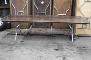 lot 144 image: 8 Folding Conference Table