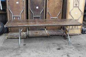 lot 145 image: 8 Folding Conference Table