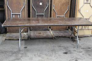 lot 148 image: 8 Folding Conference Table