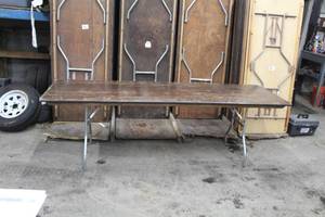 lot 157 image: 8 Folding Conference Table