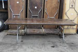 lot 159 image: 8 Folding Conference Table