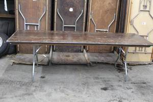 lot 162 image: 8 Folding Conference Table