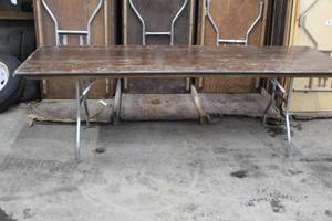 lot 166 image: 8 Folding Conference Table