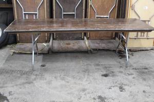 lot 168 image: 8 Folding Conference Table