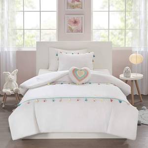 lot 2 image: Adorable Mi Zone Kids Tessa Twin 3 Piece Tassel Comforter Set