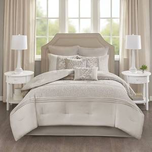 lot 41 image: 510 Design Shawnee Cozy 8 Pc. Comforter Set Damask Design, King