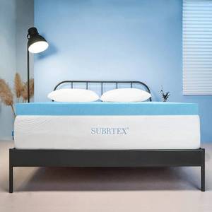 lot 57 image: Subrtex 3 Memory Foam Mattress Topper, Gel Infused. Queen
