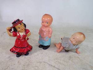 lot 33 image: 3 Vintage Wind Up Toys All tested and Work