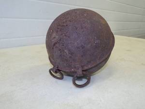 lot 46 image: RARE Metal Shrimp Trap Buoy