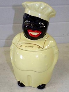 lot 5 image: Very Rare Americana (cookie) Jar Fantastic Condition No Chips or Cracks