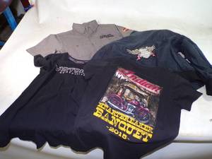 lot 72 image: Lot of Motorcycle Clothing Harley Davidson Victory Indian