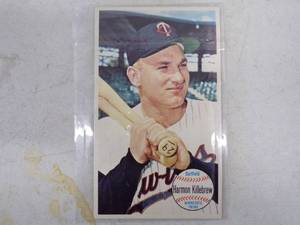 lot 76 image: Topps Harmon Killebrew 1960s BIG Card