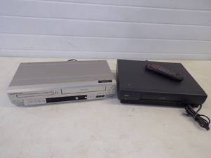lot 172 image: DVD Player and VHS Combo unit with VHS Player and Remote