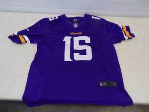 lot 173 image: Viking # 15 Jennings Size XL Jersey