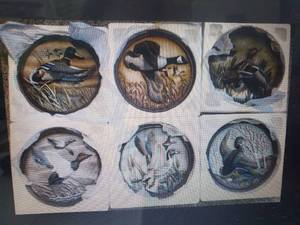 lot 48 image: Bradford Exchange - Waterfowl Legacy 3D Plates 1-6