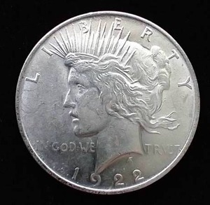 1922 Peace Dollar
