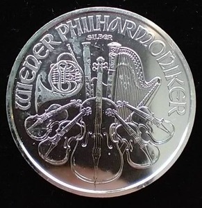 2021 Austria Philharmonic 1 Oz. Silver Coin