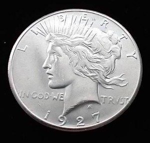 1927 Peace Dollar