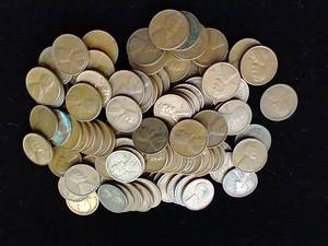 100 Unsearched Wheat Pennies