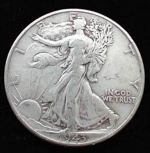 1943 Walking Liberty Half Dollar