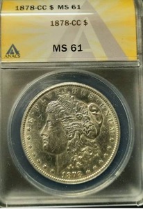 1878-CC Morgan Dollar - MS61