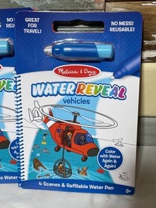 (5) New Melissa and Doug Water Wow Books