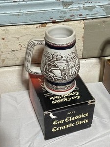 Avon Car Classics Ceramic Stein, Tall Ships Ceramic Stein, Western Round up Ceramic Stein, Sporting Ceramic Stein, Sterling Six after Shave, Covered Wagon After Shave, 1973 Ford Ranger Pick Up after Shave