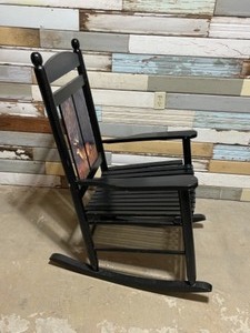 Rocking Chair Deer Scene