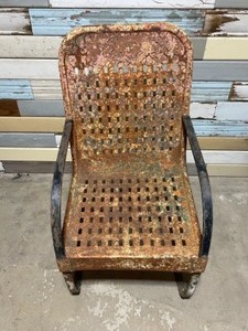 Metal Outdoor Chairs (2)