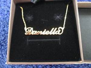 lot 11 image: 14K Gold Over Sterling Silver Perso...