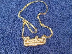 lot 18 image: 18K Gold Over Sterling Silver Perso...