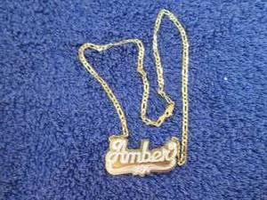 lot 19 image: 18K Gold Over Sterling Silver Perso...