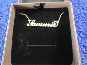 lot 28 image: 14K Gold Over Sterling Silver Perso...