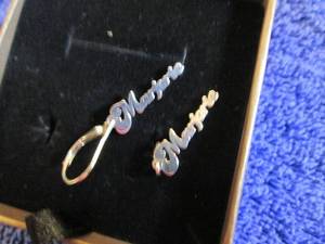lot 36 image: Sterling Silver Personalized Name D...