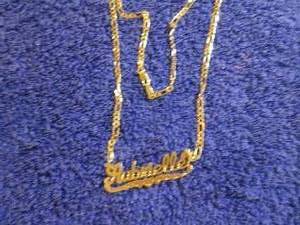 lot 40 image: 24K Gold Over Sterling Silver Perso...