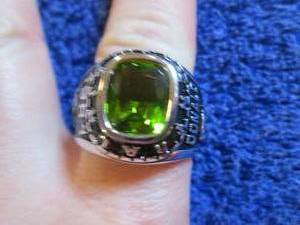lot 50 image: Mens Rhodium Over Base Metal Cushi...
