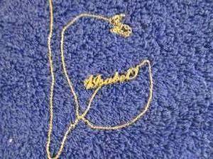 lot 84 image: 14K Gold Over Sterling Silver Perso...