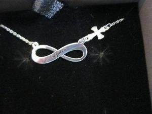 lot 97 image: Sterling Silver Personalized Infini...