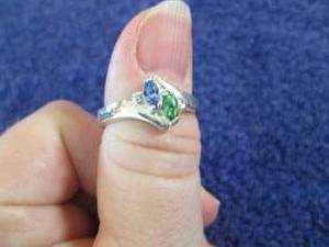 lot 117 image: Sterling Silver Couples Personaliz...