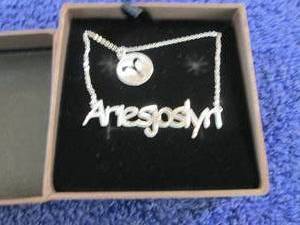 lot 121 image: Sterling Silver Personalized Layere...