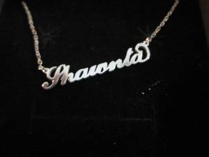 lot 124 image: Sterling Silver Personalized Petite...