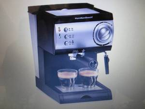 lot 167 image: Hamilton Beach 1-Cup Espresso Maker...