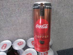 lot 189 image: 12 pk Coca Cola with Coffee Dark Bl...
