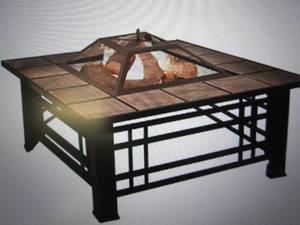 pure garden 32 inch square tile fir...