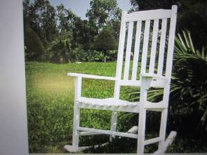 wooden rocking chair white retail $...