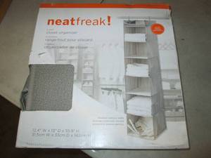 neat freak 6 shelf closet organizer...