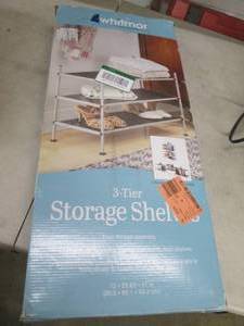 whitmor 3-tier storage shelf ...