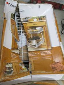 closetmaid 2 tier 15 inch cabinet o...
