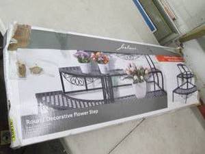 belair round decorative flower step...
