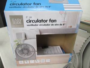 easy home 8 inch circulator fan pow...